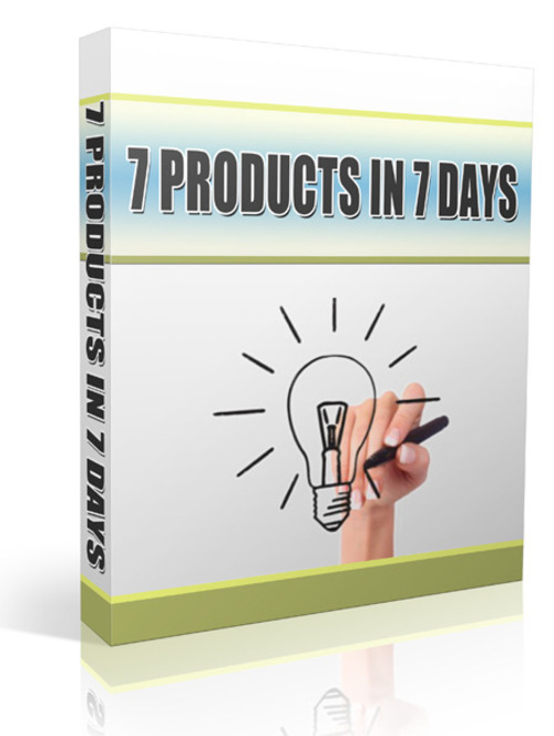 Product picture 7 Products In 7 Days-Secrets Of Warp Speed Product creations